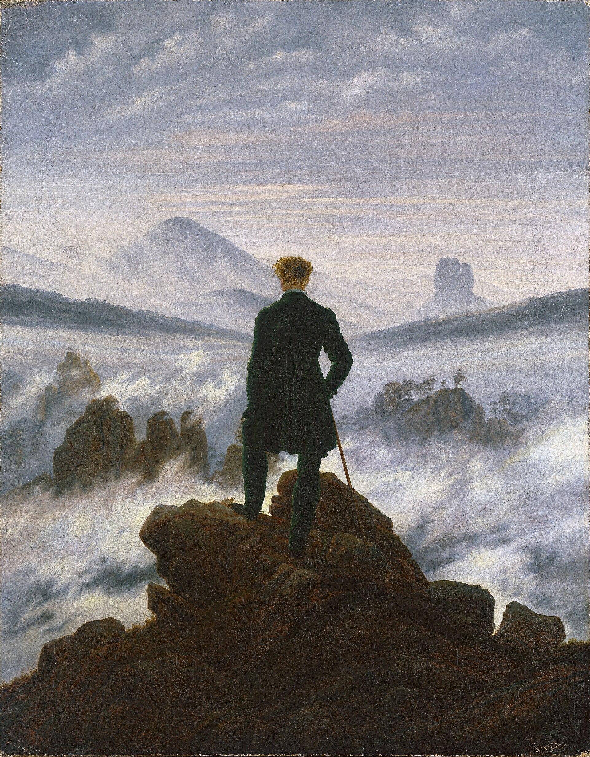 Caspar David Friedrich, Wanderer above the Sea of Fog